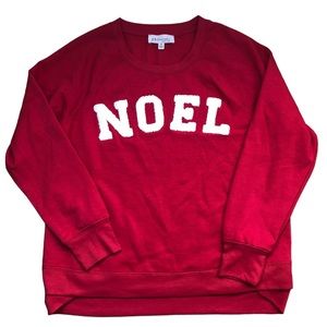 Philosophy Women’s Red Crew Neck Sweatshirt | Size Medium